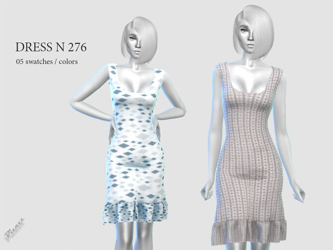 Sims 4 DRESS N 276 by pizazz at TSR