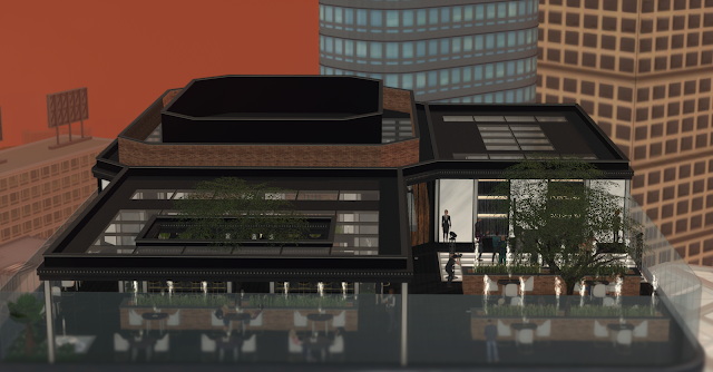Sims 4 The Sky Bar & Restaurant at Lily Sims