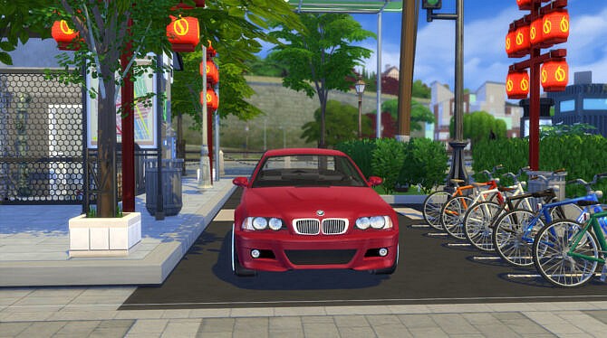 Sims 4 2005 BMW M3 E46 at Modern Crafter CC