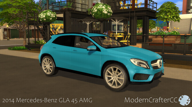 Sims 4 2014 Mercedes Benz GLA 45 AMG at Modern Crafter CC