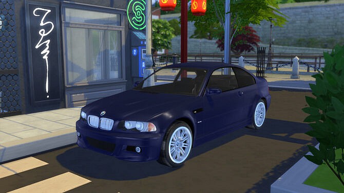 Sims 4 2005 BMW M3 E46 at Modern Crafter CC