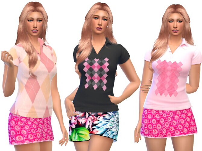 Sims 4 Spring outfit: Skirt and Shirt at Louisa Creations4Sims