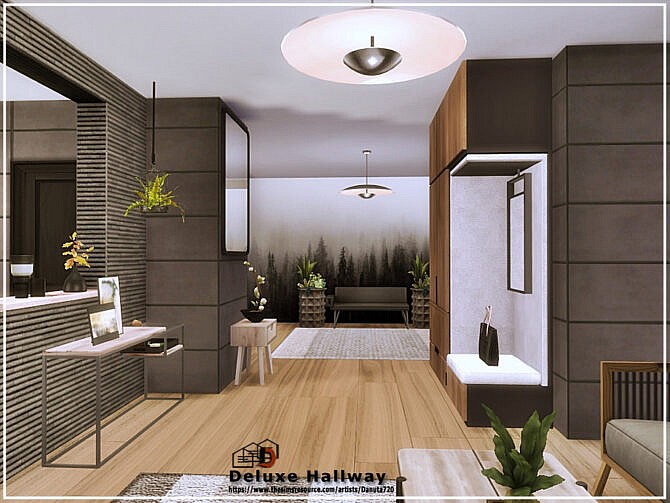 Sims 4 Deluxe Hallway by Danuta720 at TSR
