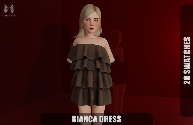 Sims 4 Bianca Dress at Clarity Sims