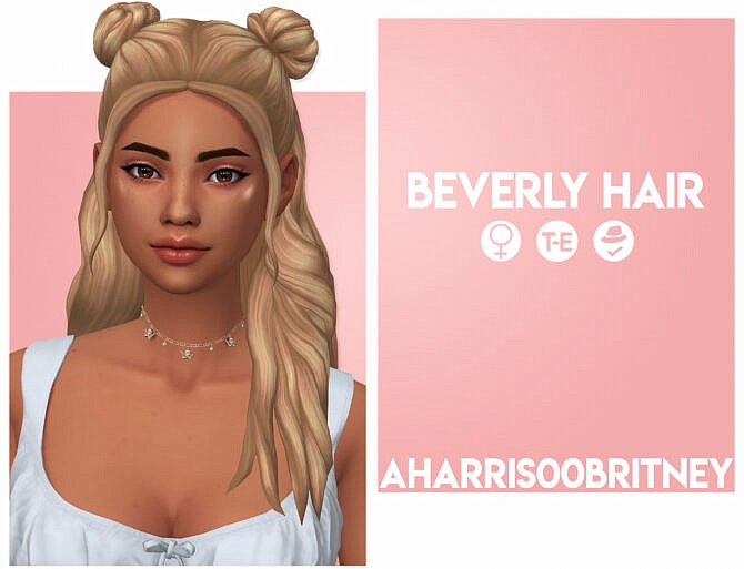 Sims 4 Beverly Hair at AHarris00Britney