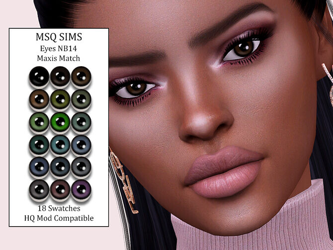 Sims 4 Eyes NB14 Maxis Match at MSQ Sims