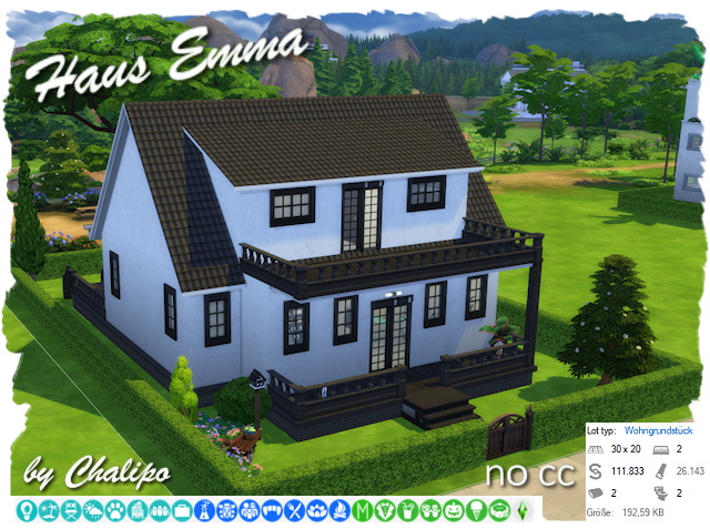 Sims 4 Emma Home by Chalipo at All 4 Sims