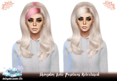 Sims 4 Anto Positions Hair Retexture at Shimydim Sims