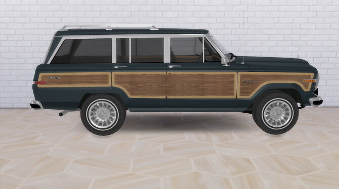 Sims 4 1991 Jeep Wagoneer at Modern Crafter CC