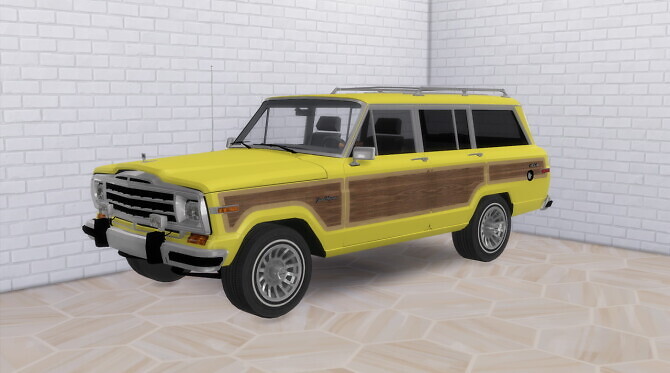 Sims 4 1991 Jeep Wagoneer at Modern Crafter CC