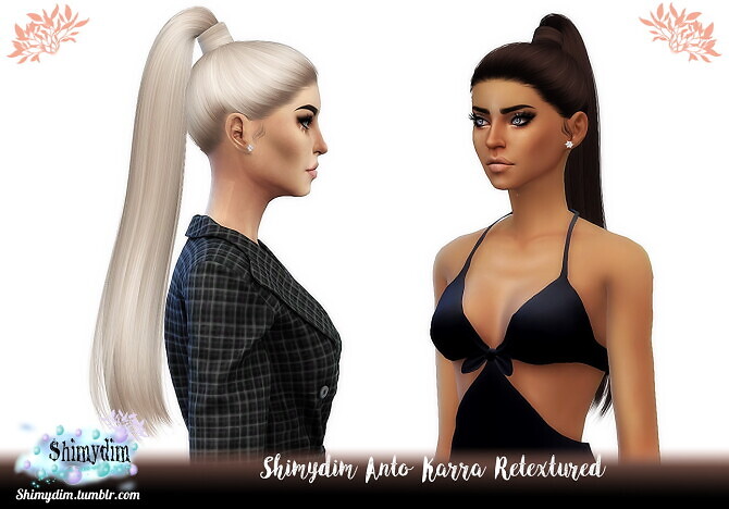 Sims 4 Anto Karra Hair Retexture at Shimydim Sims