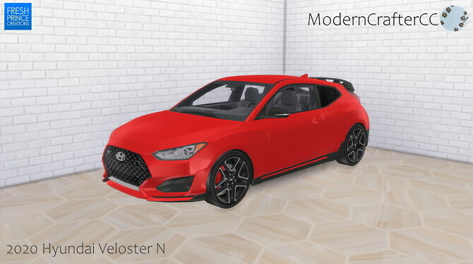 Sims 4 2020 Hyundai Veloster N at Modern Crafter CC