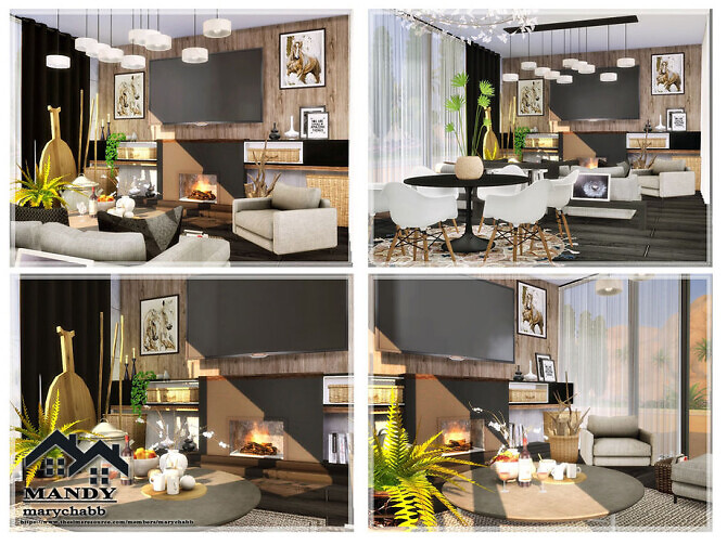 Sims 4 MANDY home by marychabb at TSR