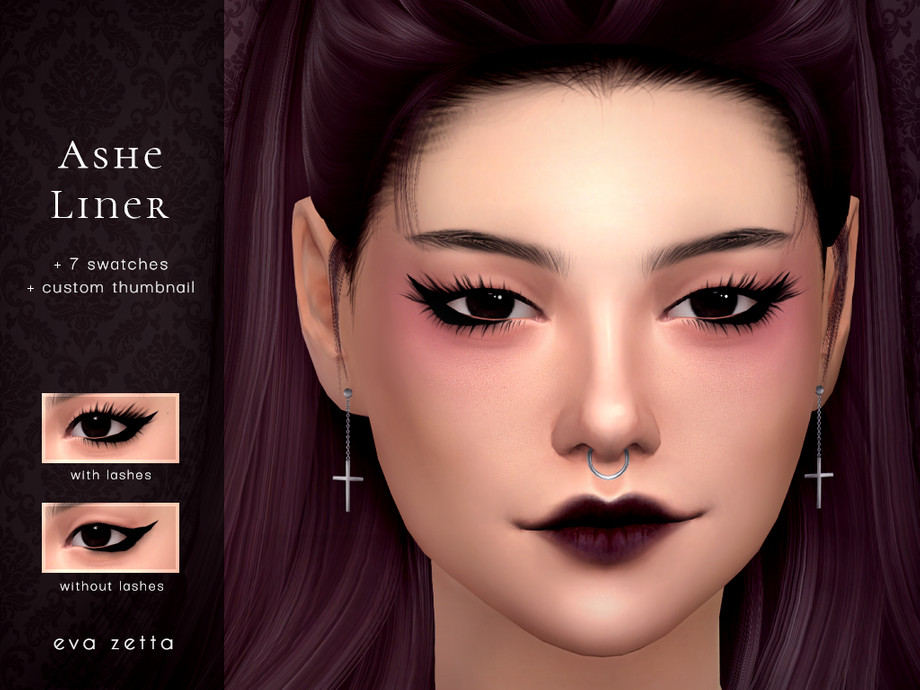 Ashe Liner By Eva Zetta At Tsr Sims 4 Updates