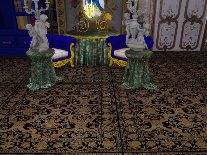 Sims 4 Crowns, Mirrors, Rugs, Statues & Candelabras at Anna Quinn Stories