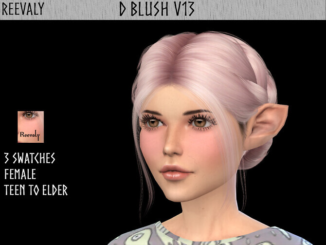 Sims 4 D Blush V13 by Reevaly at TSR
