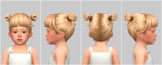 Sims 4 Yaebin hair at Casteru