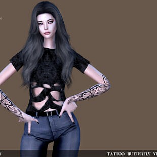 Male Arm Tattoo by Reevaly at TSR » Sims 4 Updates