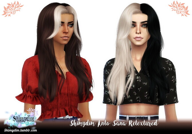 Sims 4 Anto Sana Hair Retexture at Shimydim Sims