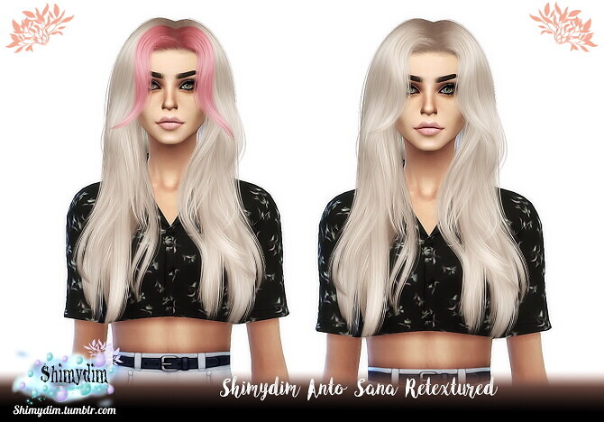 Sims 4 Anto Sana Hair Retexture at Shimydim Sims