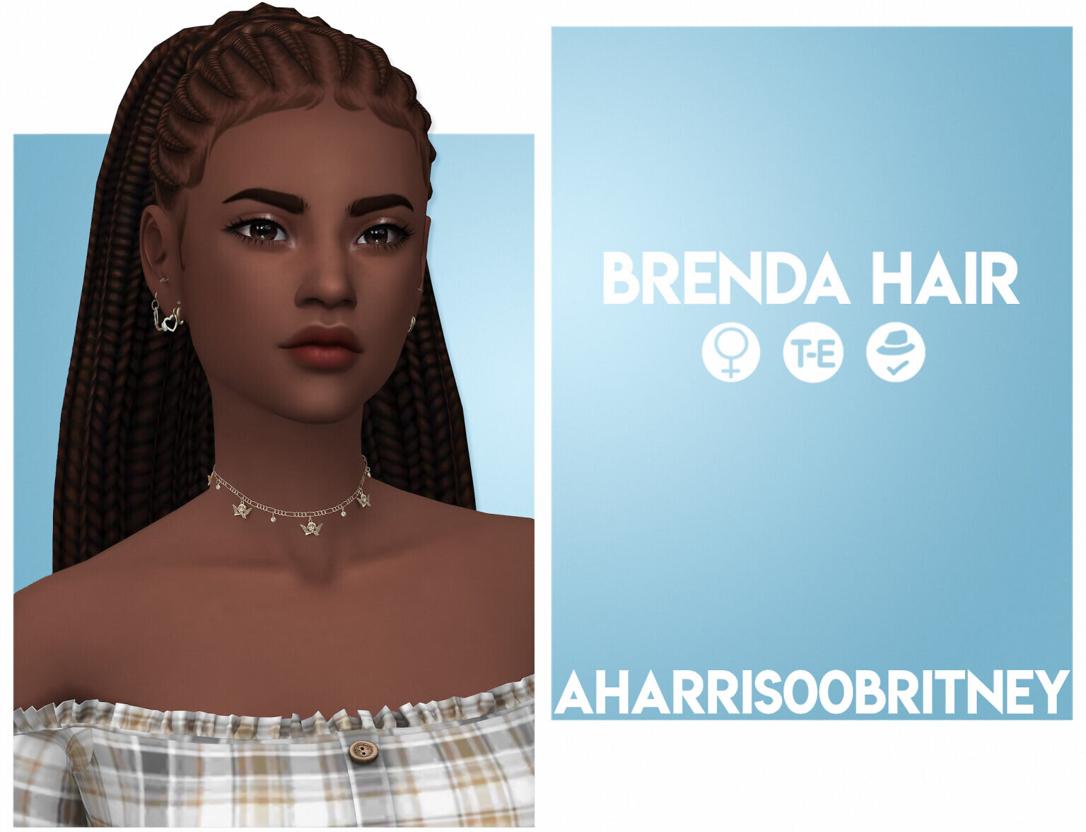 Brenda Hair at AHarris00Britney » Sims 4 Updates