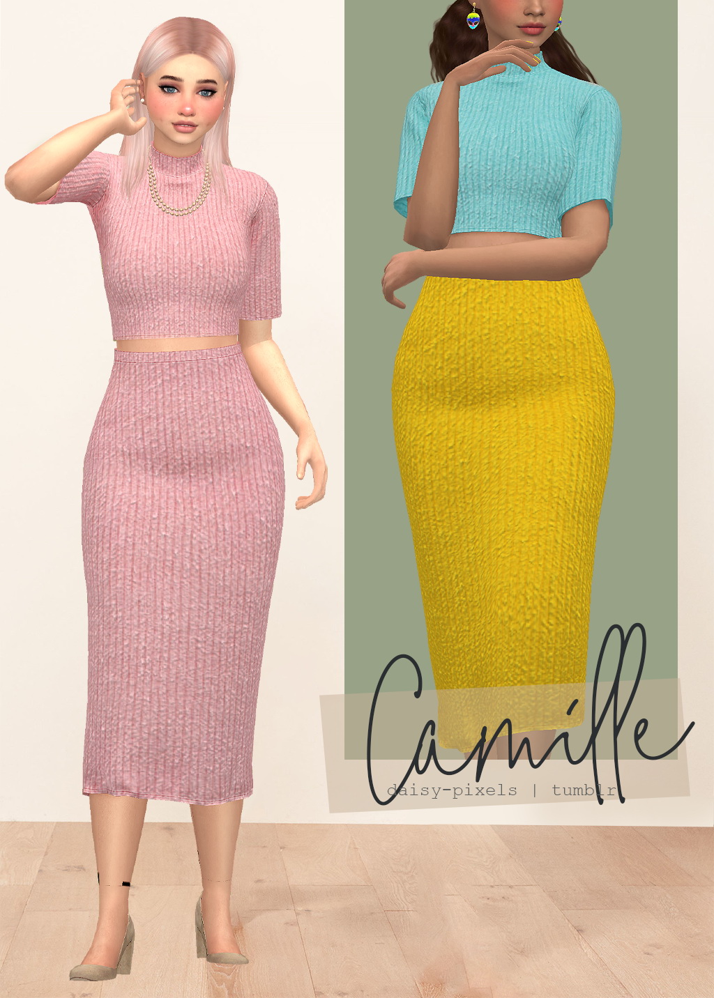 Sims 4 Camille Hair