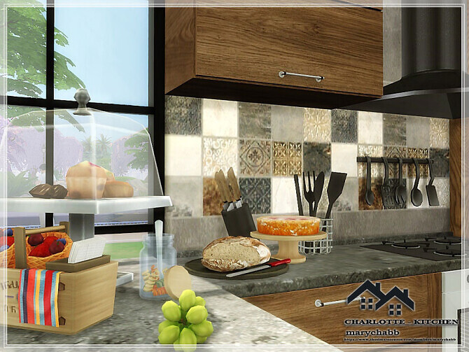 Sims 4 CHARLOTTE Kitchen by marychabb at TSR