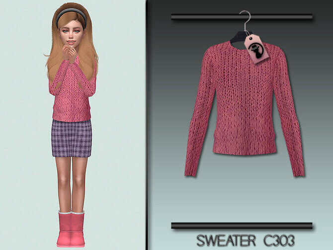 Sims 4 Sweater C303 by turksimmer at TSR