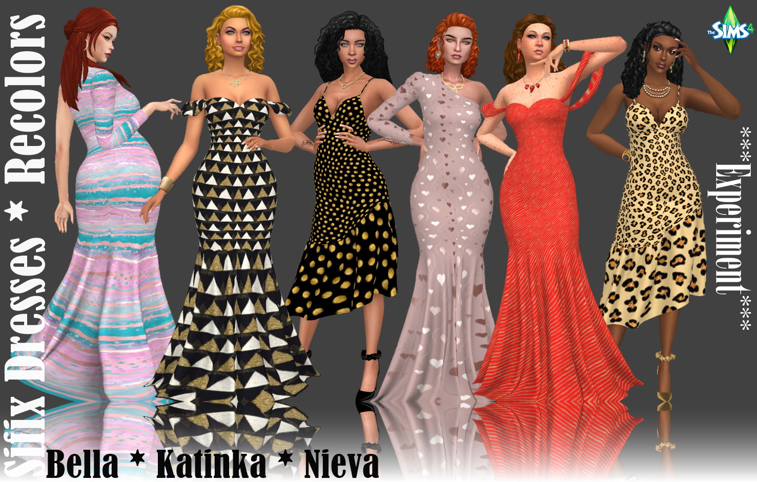 Sifix S Feronia Dress Sims 4 Dresses Sims 4 Clothing