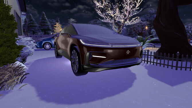 Sims 4 Faraday Future FF91 2017 (with Light) at OceanRAZR