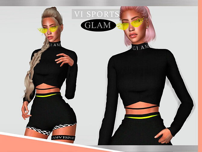 Sims 4 Second Skin SPORTGLAM VI   I by Viy Sims at TSR