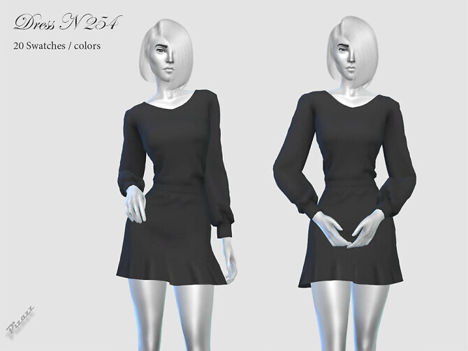 Sims 4 DRESS N 254 by pizazz at TSR