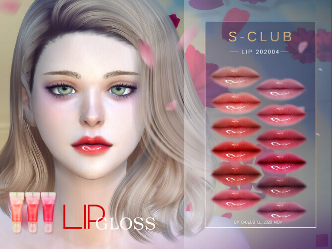 Sims 4 Lipstick 202004 by S Club LL at TSR