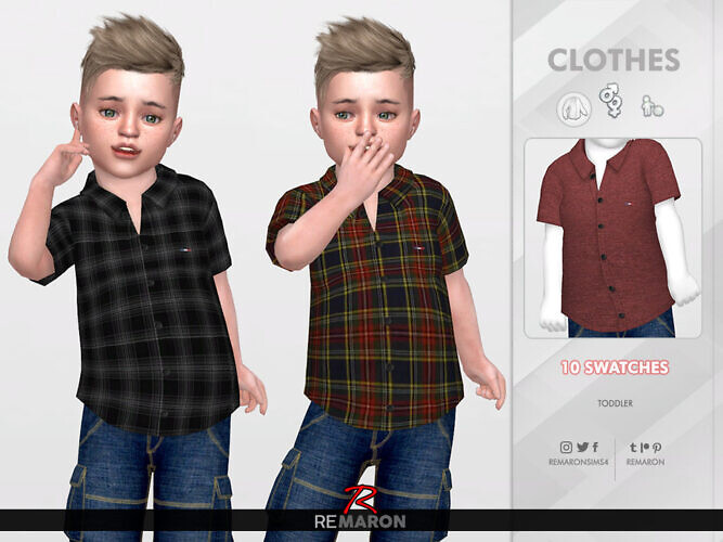 Formal Shirt For Toddler 01 By Remaron