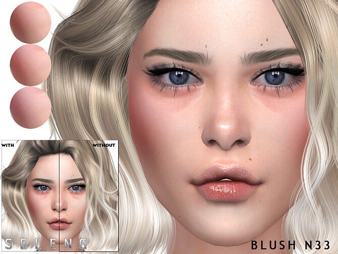 Sims 4 Blush N33 by Seleng at TSR