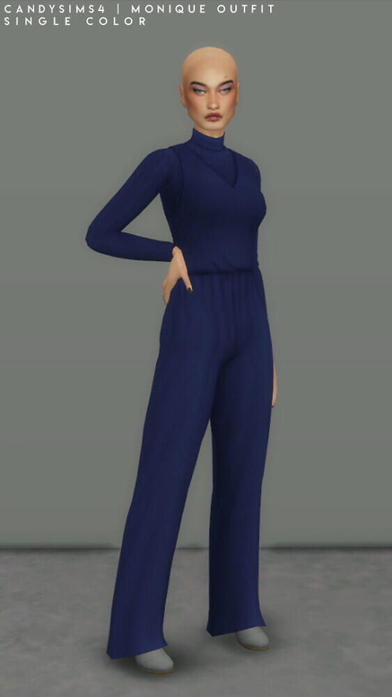 Sims 4 MONIQUE OUTFIT at Candy Sims 4