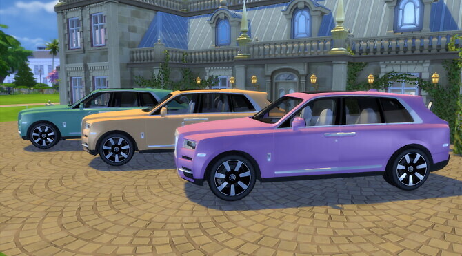Sims 4 Rolls Royce Cullinan at LorySims