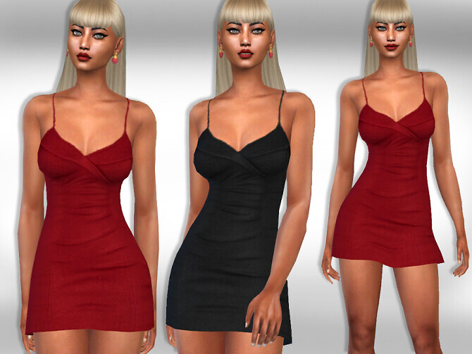 Sims 4 Cotton Party Dresses by Saliwa at TSR