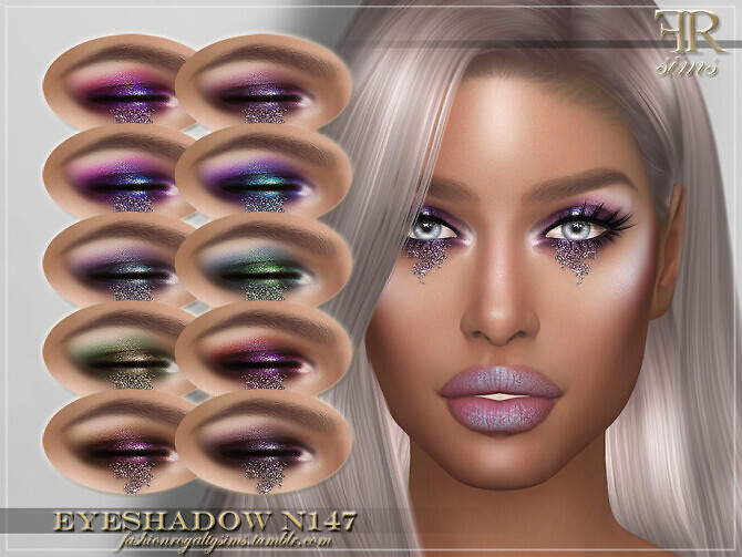 Sims 4 FRS Eyeshadow N147 by FashionRoyaltySims at TSR