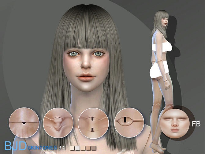 Sims 4 BJD3.0 doll skintone FB by S Club WMLL at TSR