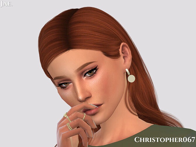 Sims 4 Jae Earrings by Christopher067 at TSR