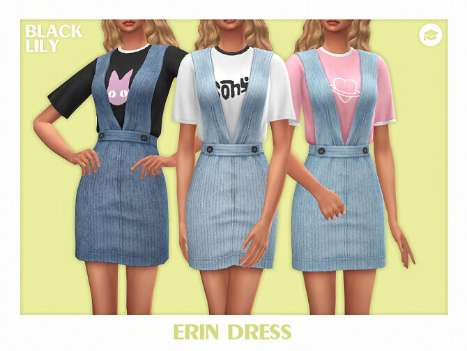 Sims 4 Erin Dress by Black Lily at TSR