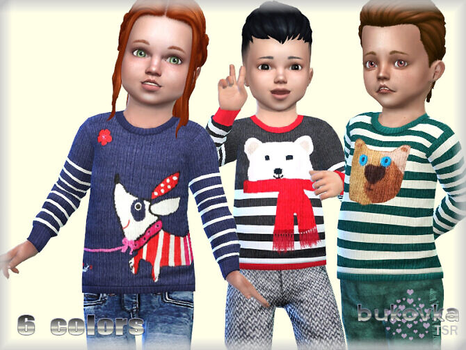 Sims 4 Sweater Toddler by bukovka at TSR