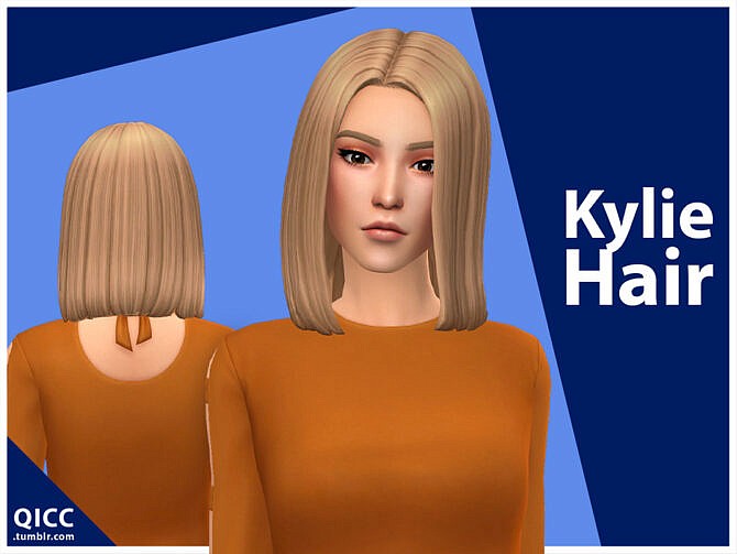 Sims 4 Kylie Hair by qicc at TSR