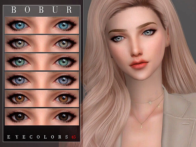 Sims 4 Eyecolors 45 by Bobur3 at TSR