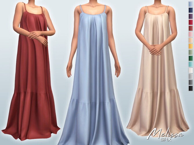 Sims 4 Melissa Dress by Sifix at TSR