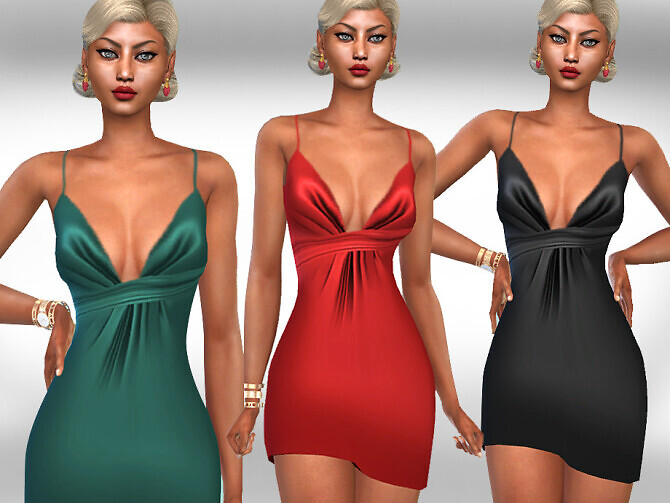 Sims 4 Silk Formal Dresses by Saliwa at TSR