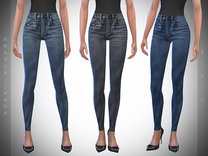 Sims 4 Meadow Jeans by Pipco at TSR