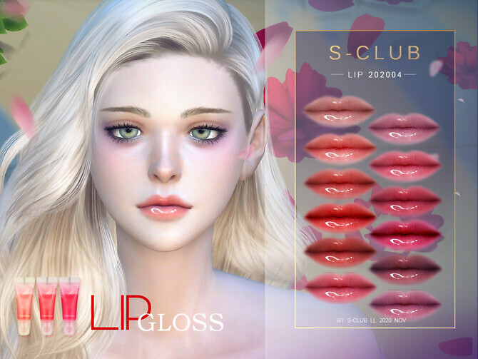 Sims 4 Lipstick 202004 by S Club LL at TSR