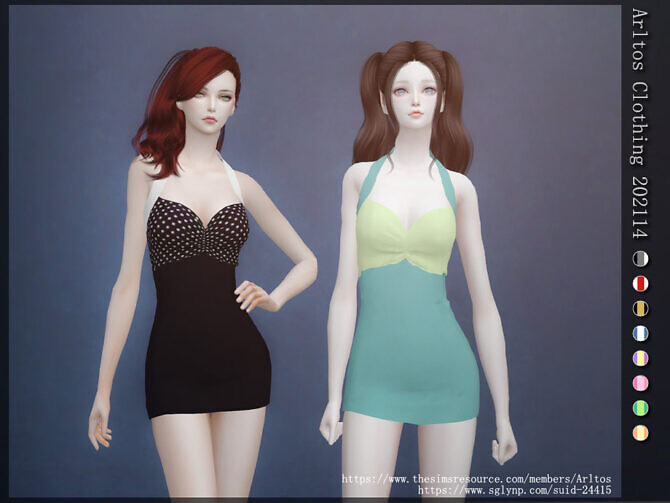 Sims 4 Dress 202114 by Arltos at TSR
